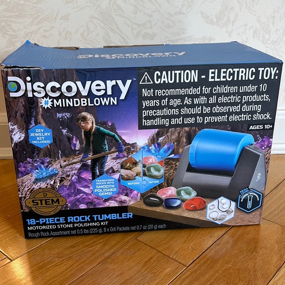 Discovery Toys New Discovery Kids 8 Piece Rock Tumbler Motorized